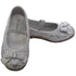 L'Amour Silver Glitter Bow Strap Ballet Slipper Shoe Toddler Girl 5-10 - SophiasStyle.com